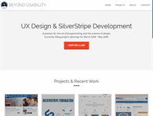 Tablet Screenshot of beyondusability.pro